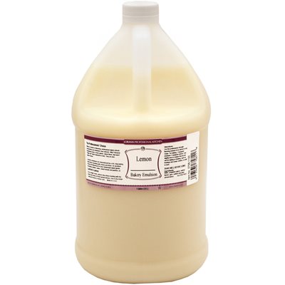 Émulsion de citron pour pâtisserie - 4 oz. - 16 oz. - 1 gallon - 5 gallons - Émulsions de pâtisserie Canada - Livraison gratuite au Canada pour les commandes de plus de 199 $ CA