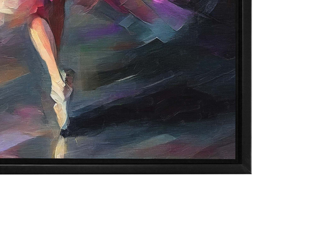 Impression sur toile Danseuse élégante Empâtement - Art figuratif - Décoration murale