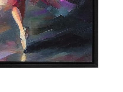 Impression sur toile Danseuse élégante Empâtement - Art figuratif - Décoration murale