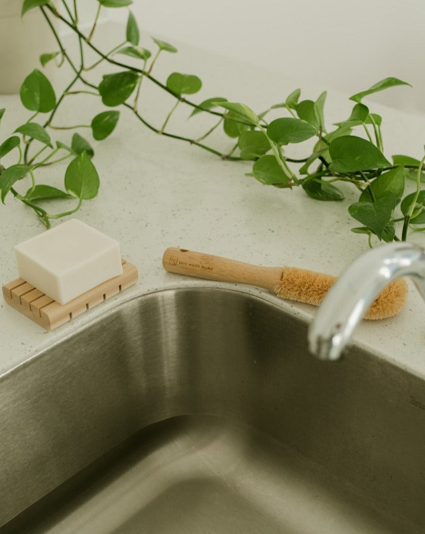Brosse à bouteille en bambou