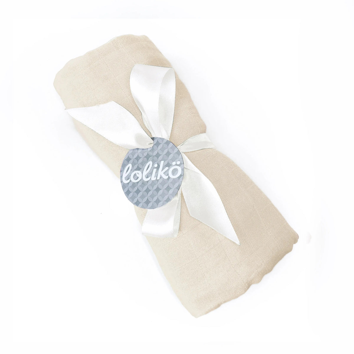 Mousseline de bambou beige