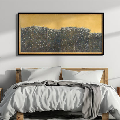 Vintage Barley Field Art Print: 17th Century Panoramic Landscape (2x1)