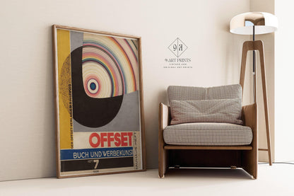 Bauhaus Magazine Cover Art Print: Joost Schmidt Mid-Century Modern