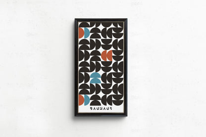 Bauhaus Geometric Art Print: Mid-Century Modern Giclee