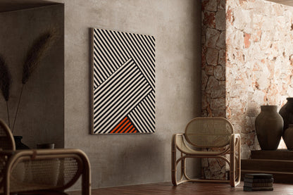 Bauhaus Poster - Stripes PRINT | Mid-century modern art print (available handframed or unframed)