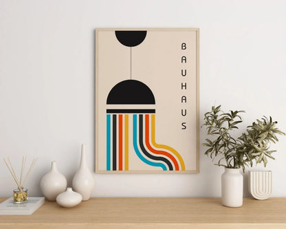 Bauhaus 'The Lamp' Art Print: Mid-Century Modern Giclee