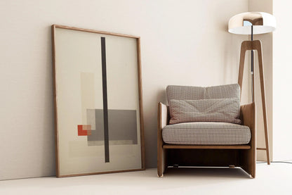 Bauhaus Art Print: L√°szl√≥ Moholy-Nagy Red Grey Giclee Print