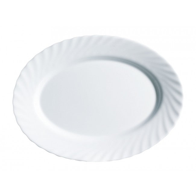 Plat de service ovale Luminarc 29cm-Trianon