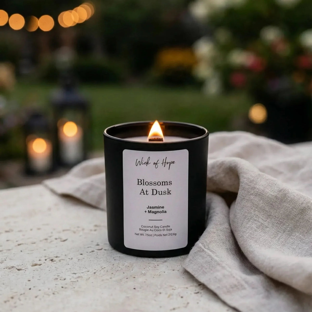 Bougie Fleurs au Crépuscule | Jasmin + Magnolia