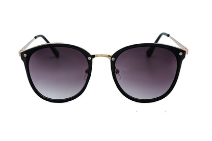 Boléro Soraya — Round Brown Gradient Sunglasses