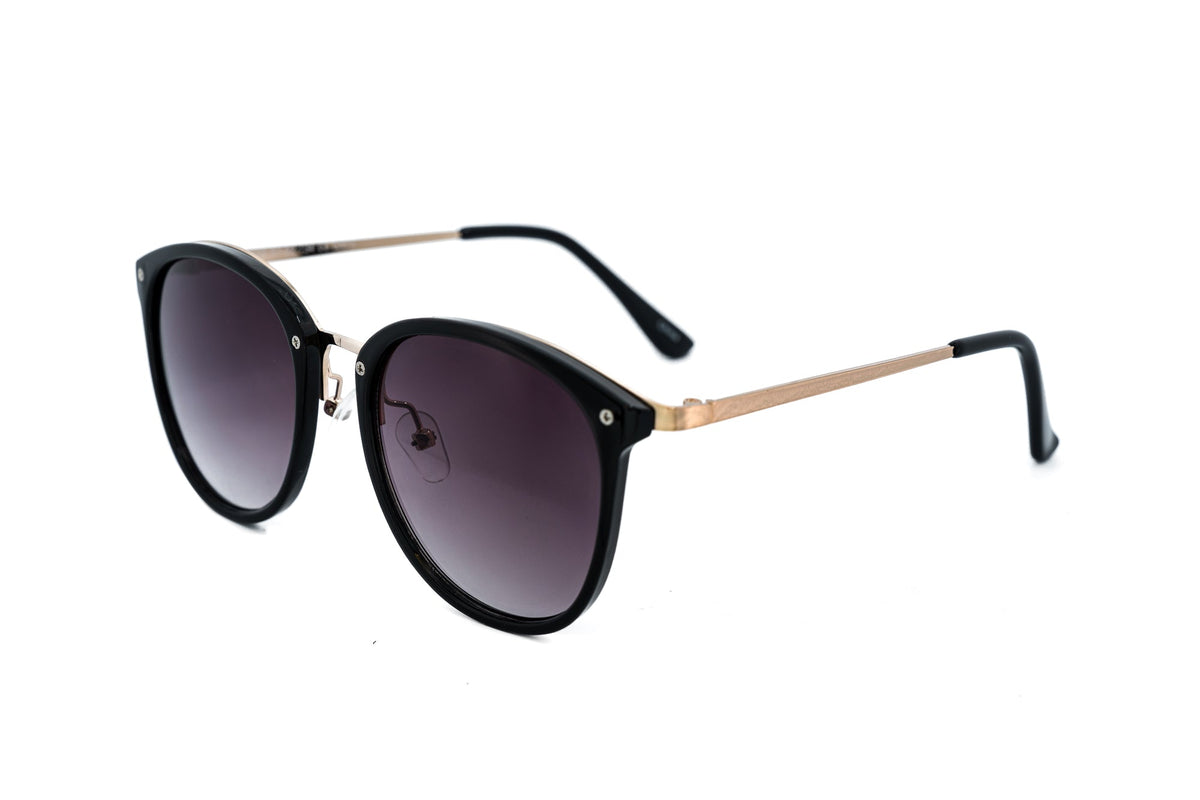 Boléro Soraya — Round Brown Gradient Sunglasses