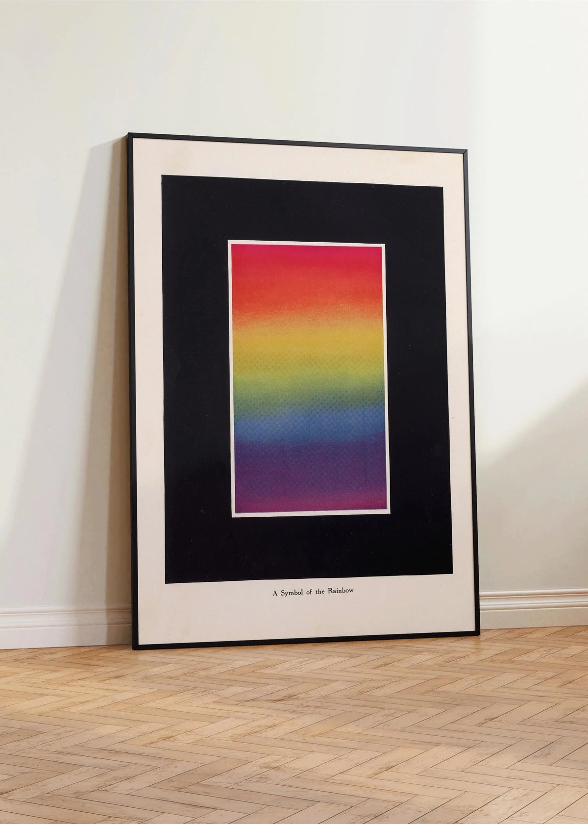 Rainbow Symbol Vintage Art Print - Bonnie E. Snow (Framed or Unframed)
