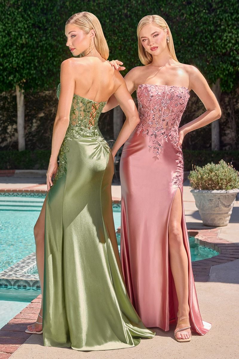 Satin extensible avec des détails complexes