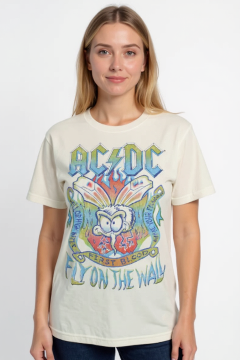 T-shirt AC/DC motif Fly On The Wall