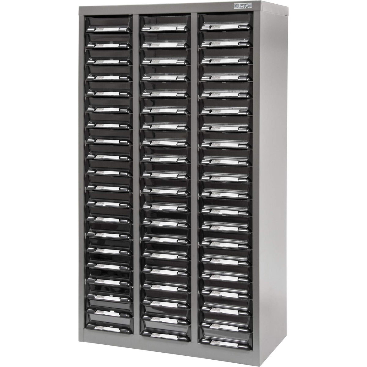 Meuble de rangement KPC-300, acier galvanisé, 60 tiroirs, 21-3/10" x 10-2/5" x 36-9/10", gris