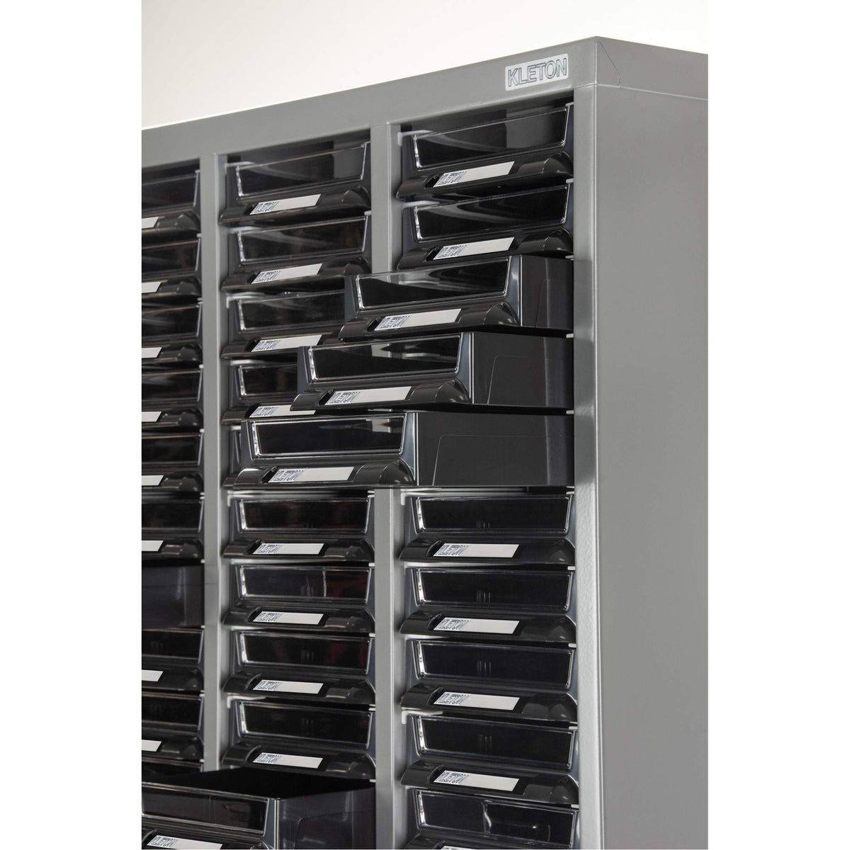 Meuble de rangement KPC-300, acier galvanisé, 60 tiroirs, 21-3/10" x 10-2/5" x 36-9/10", gris
