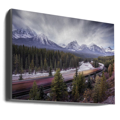 Wall art Fast train