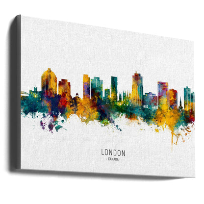 Wall art London Canada Skyline