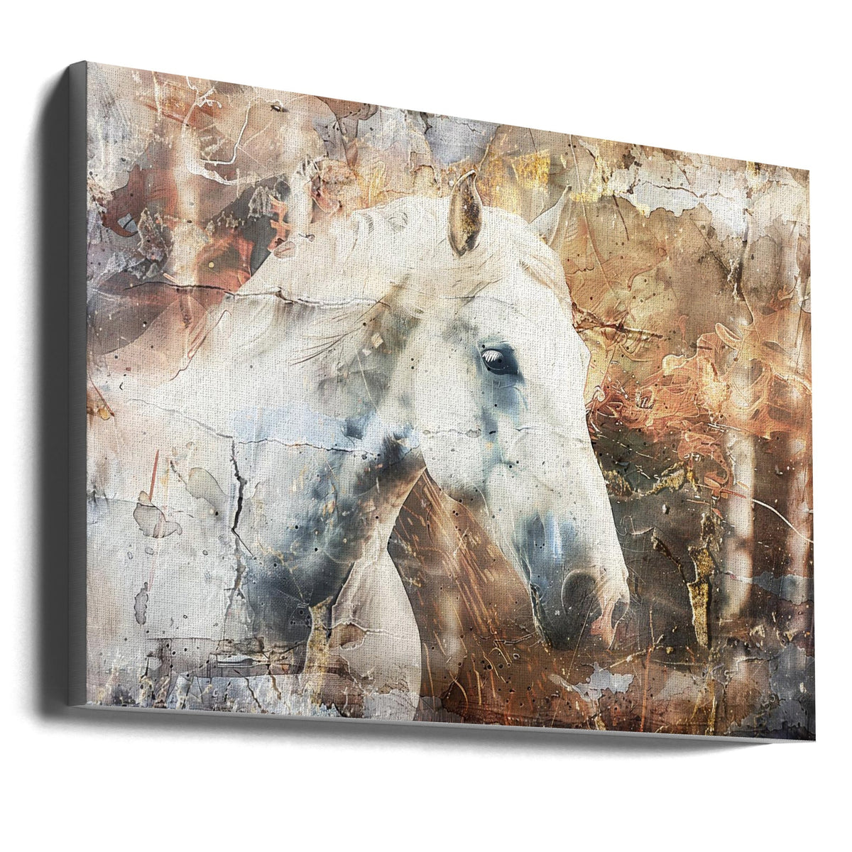 Décoration murale Cheval Animal Illustration d'art vintage Wallart 05