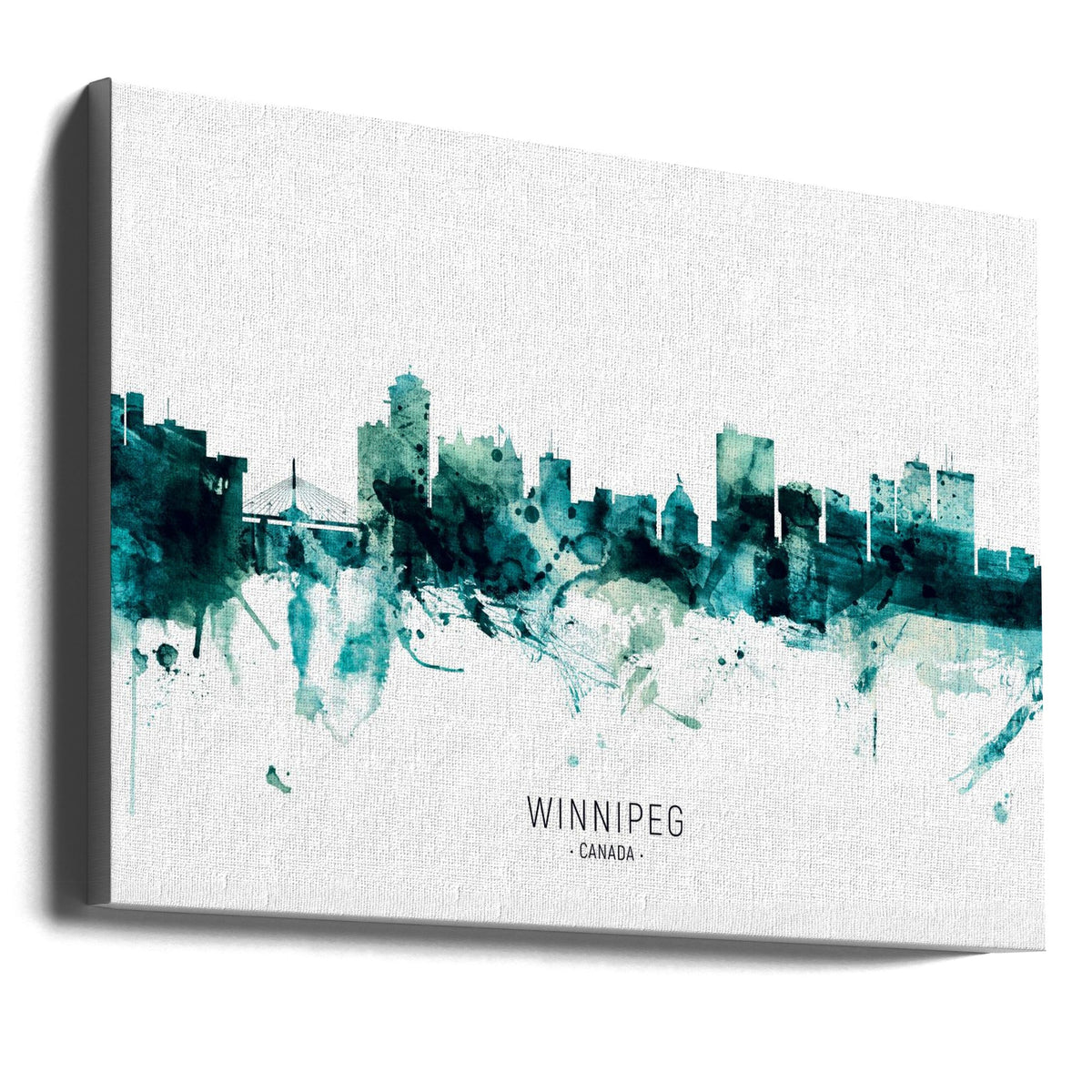 Wall art Winnipeg Canada Skyline