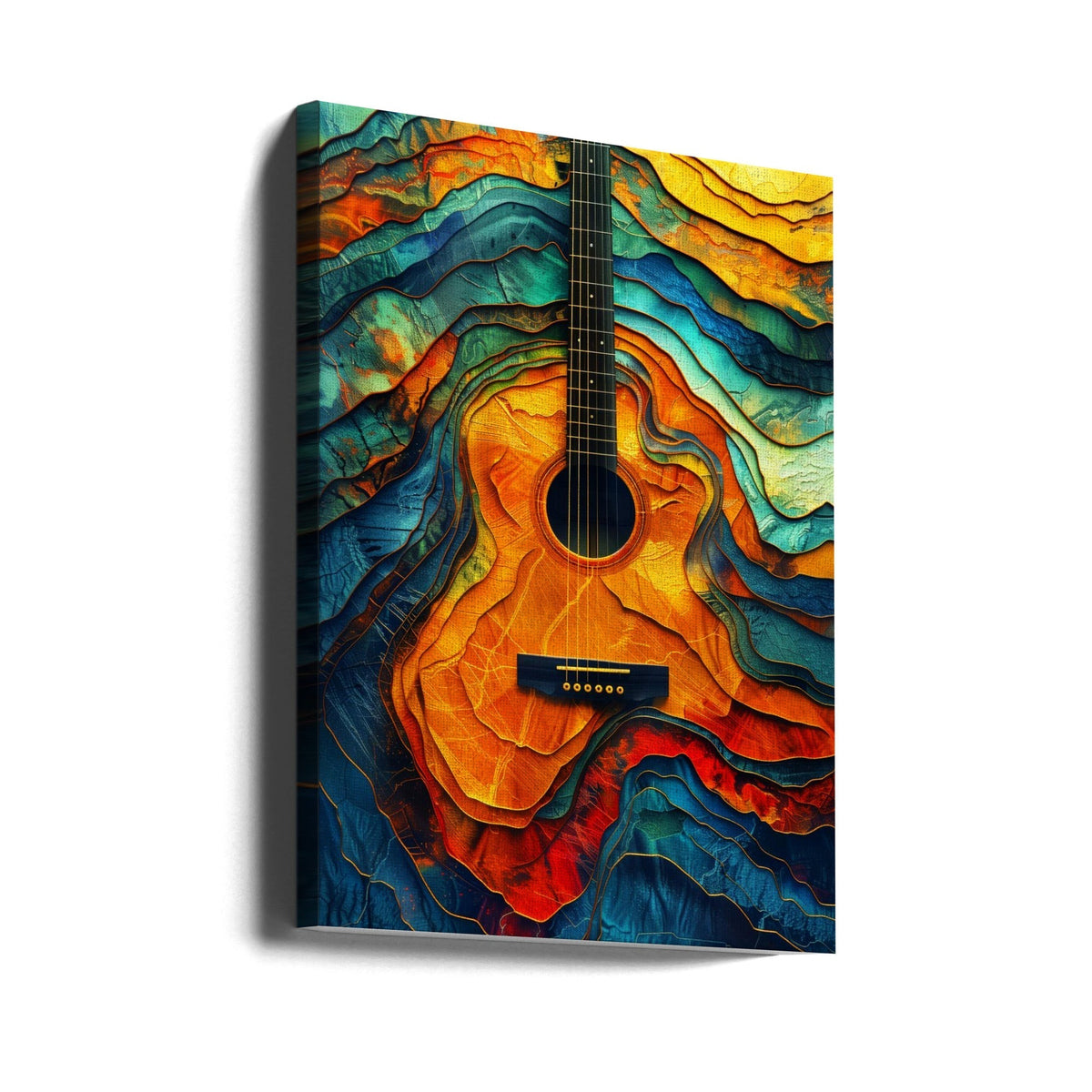Impression sur toile Guitare Musique 6