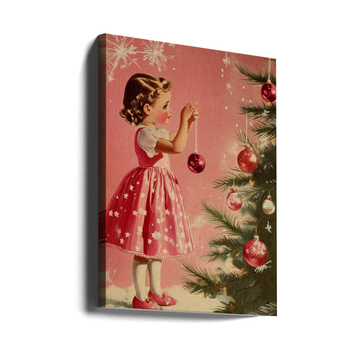 Tableau sur toile « Fille aux Boules »