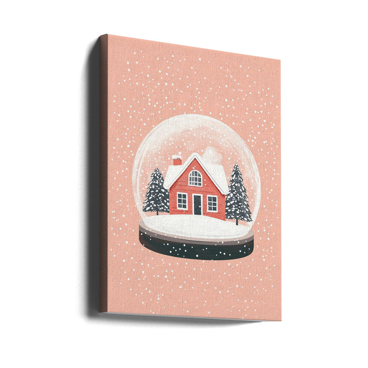 Wall art Christmas Ornament Glass Illustration Canvas Print