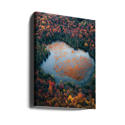 Wall art Autumn at the Lake