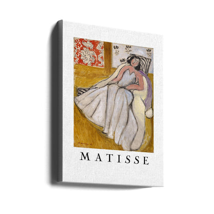Wall art Jeune Femme à La Pelisse Blanche
