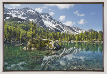 Wall art Green Mountain Lake