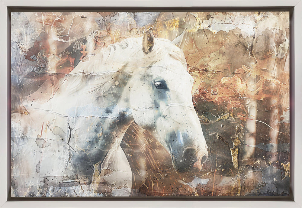 Décoration murale Cheval Animal Illustration d'art vintage Wallart 05