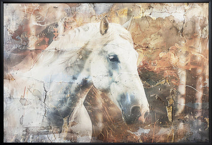 Décoration murale Cheval Animal Illustration d'art vintage Wallart 05