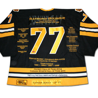 Raymond Bourque Boston Bruins Career Jersey #1 of 177