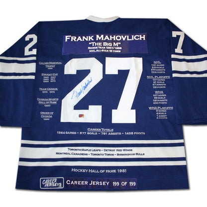 Frank Mahovlich Career Jersey #199 of 199