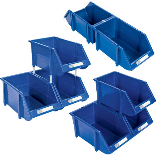 Stack & Hang Bin, 8-3/16" W x 6-3/16" H x 14" D, Red