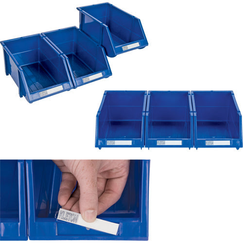 Stack & Hang Bin, 4-13/16" W x 3-3/16" H x 7-1/8" D, Red