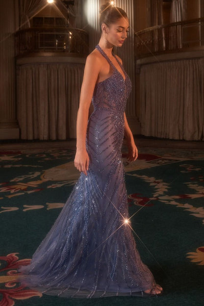 Superposition de tulle transparent avec perles ton sur ton et sequins