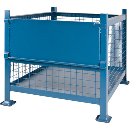 Bacs de gerbage en vrac, 34,5 po L x 40,5 po P x 30 po H, capacité de 1360 kg