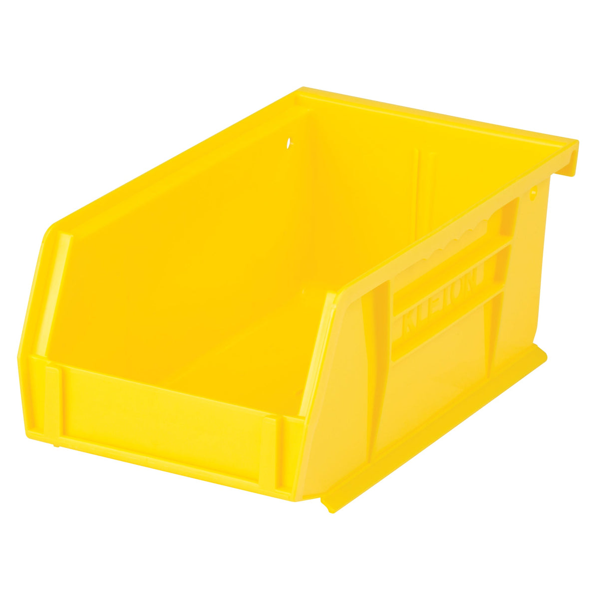 Bac empilable et suspendu, 10,5 cm l x 7,6 cm H x 18,7 cm P, jaune