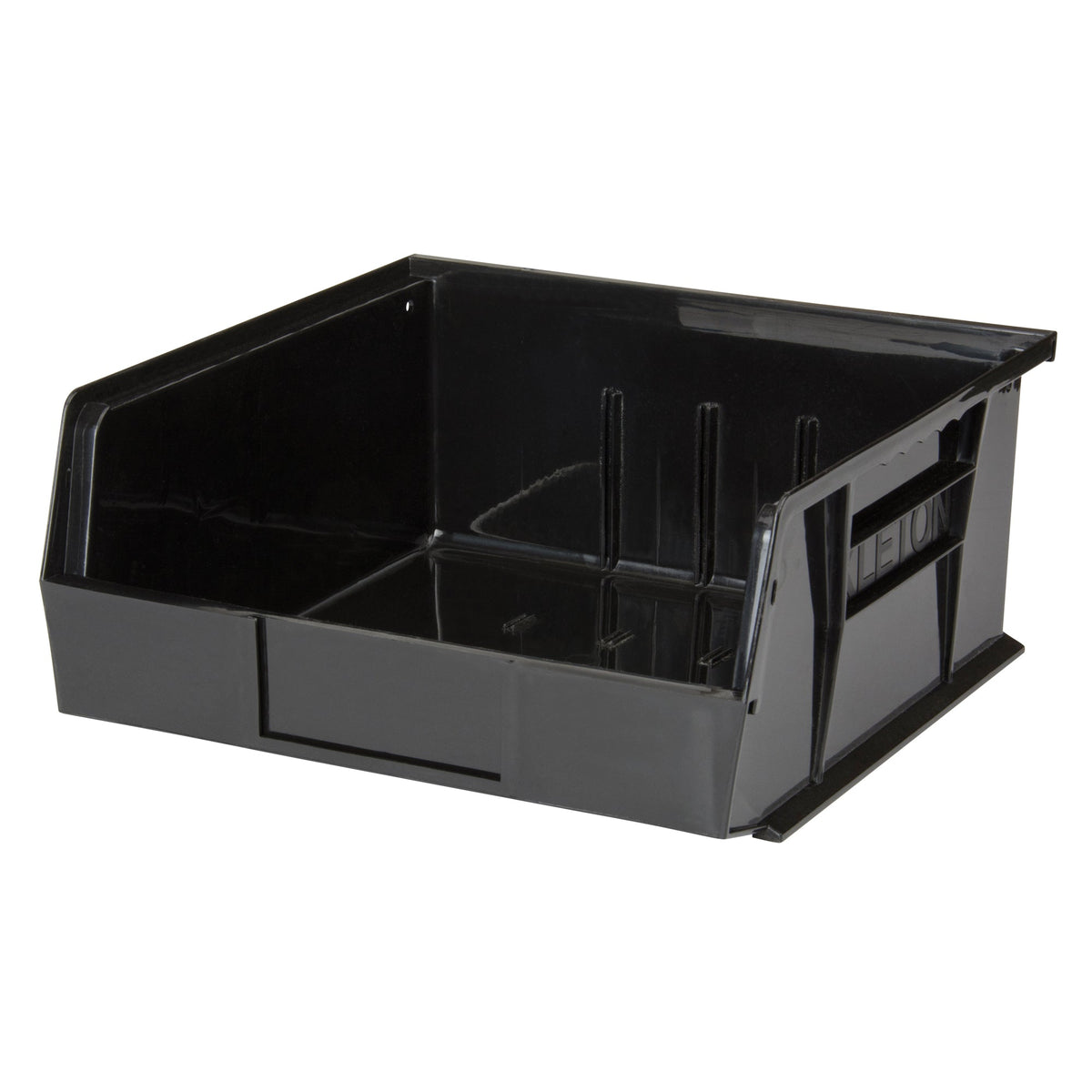 Bac empilable et suspendable, 27,9 cm L x 12,7 cm H x 27,6 cm P, Noir