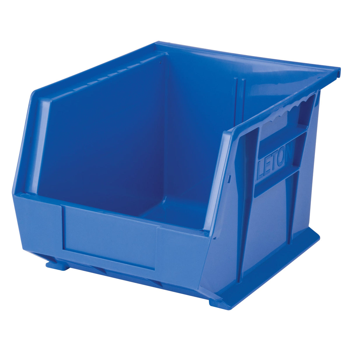 Bac empilable et suspendable, 20,95 cm L x 17,78 cm H x 27,30 cm P, Bleu