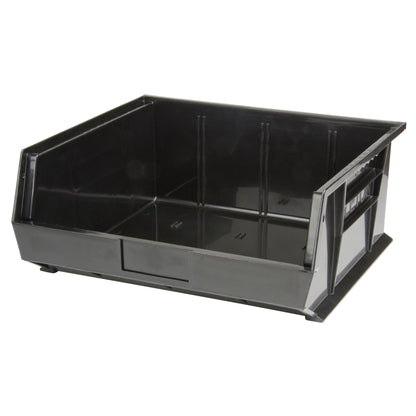 Bac empilable et suspendable, 41,9 cm (L) x 17,8 cm (H) x 37,5 cm (P), Noir