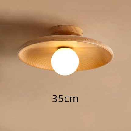 Aisle Ceiling Lamp Solid Wood Modern Minimalist Lamps