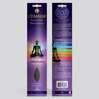 Bâtonnets d'encens Chakras #07 Sahasrara