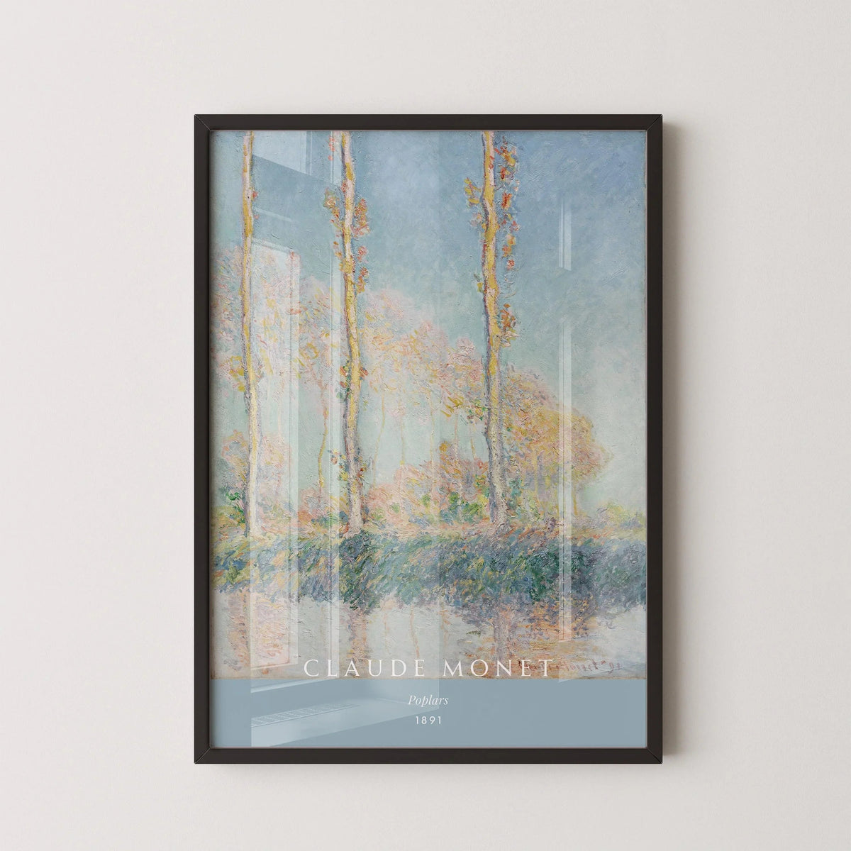 Claude Monet - Poplars | Famous Art (available handframed or unframed)