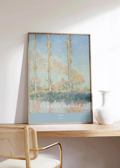 Claude Monet - Poplars | Famous Art (available handframed or unframed)