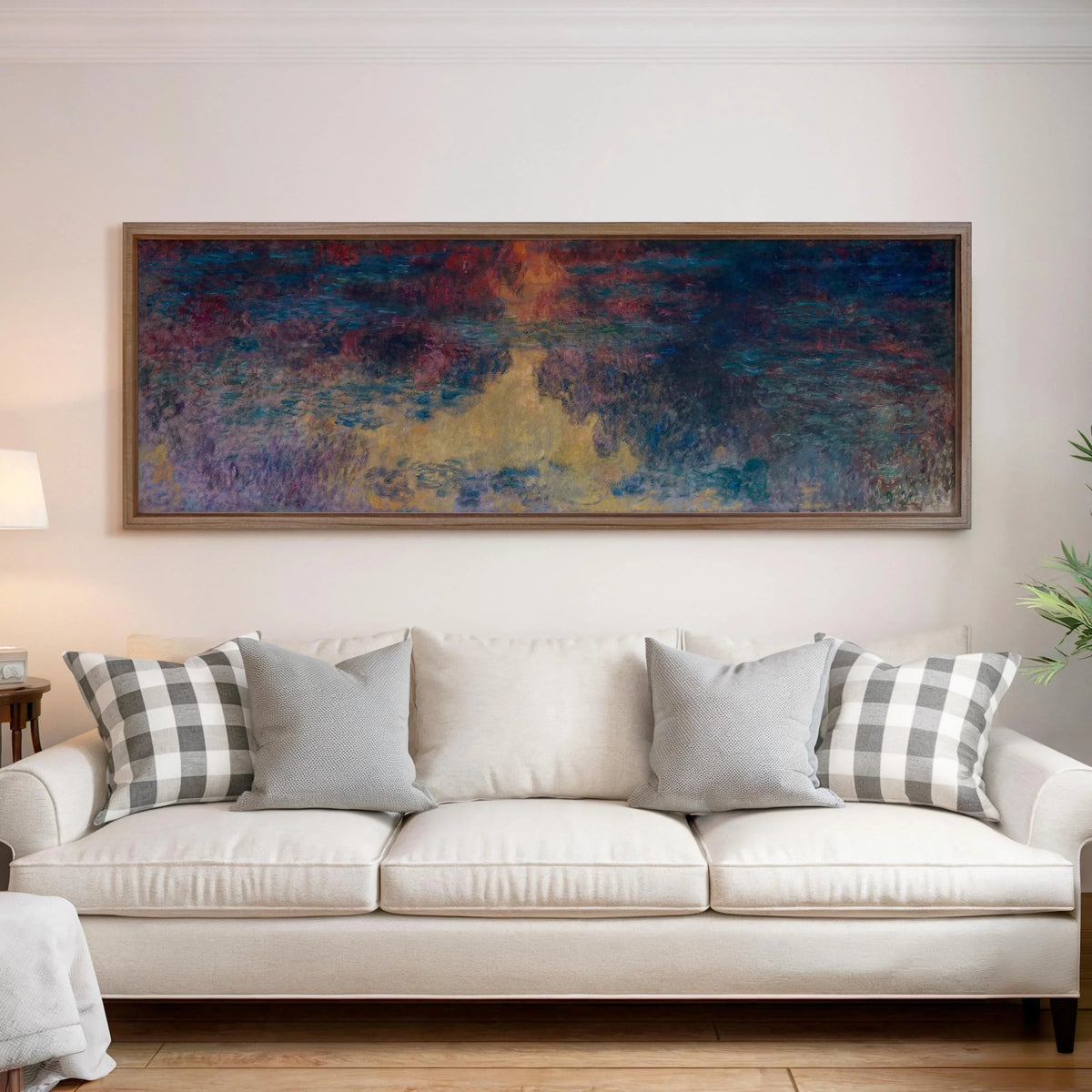 Monet Waterlily Pond Giclee Print: Impressionist Art (Framed Option)