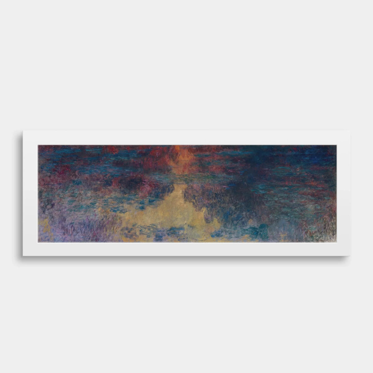 Monet Waterlily Pond Giclee Print: Impressionist Art (Framed Option)