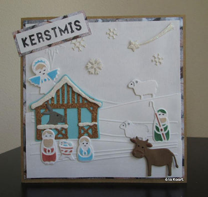 Marianne Design : Dies & Tampons Collectables - Chalet de Noël