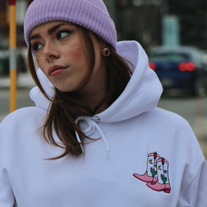 Hoodie MoonLight Cowboy Boots brodé
